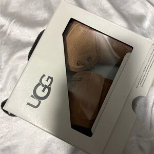 UGG Chestnut Suede Moccasin Booties